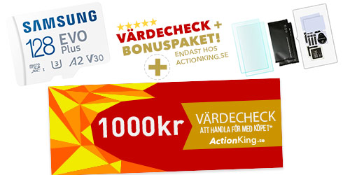 BONUSPAKET på köpet med din drönare. Endast Hos ActionKing.se